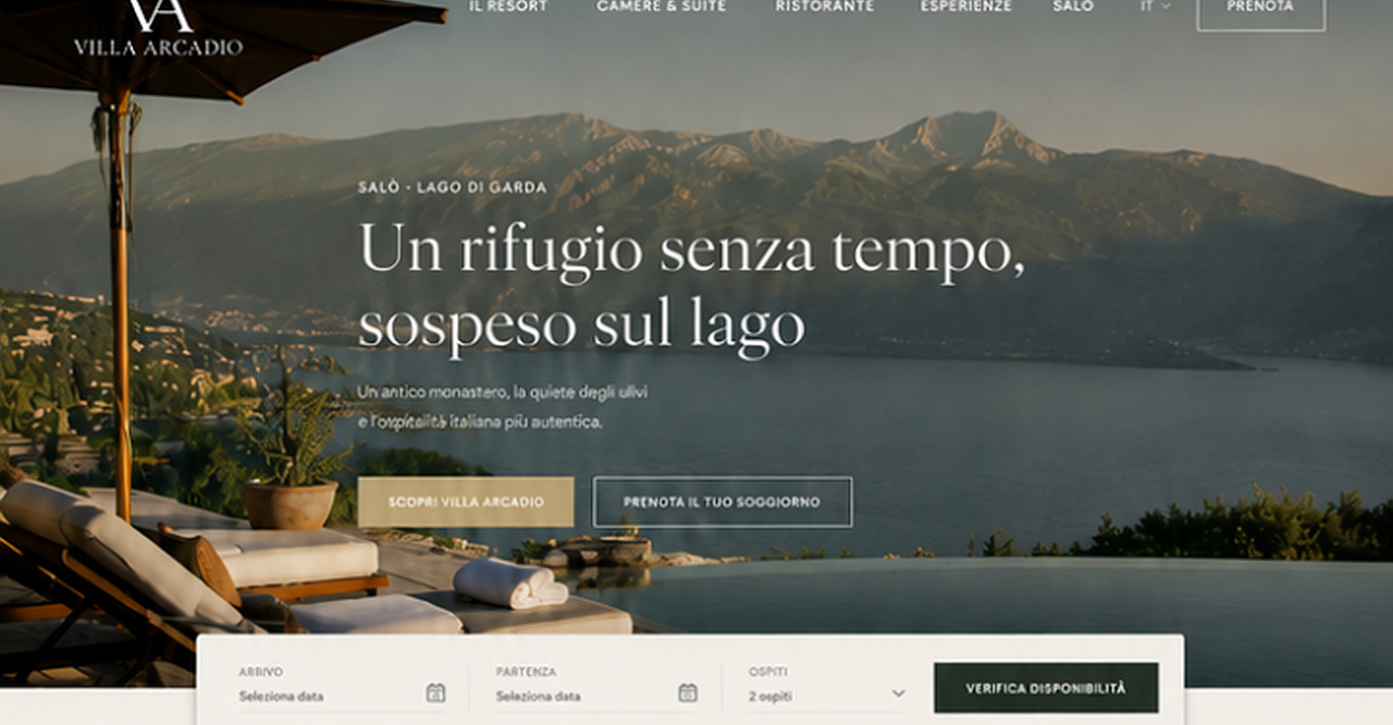 Hero progetto Villa Arcadio