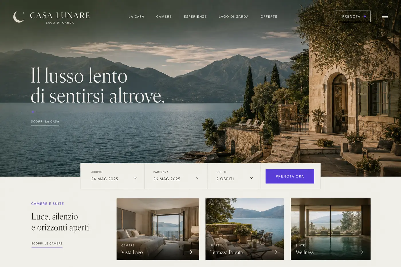 Concept shop per un brand lifestyle luxury